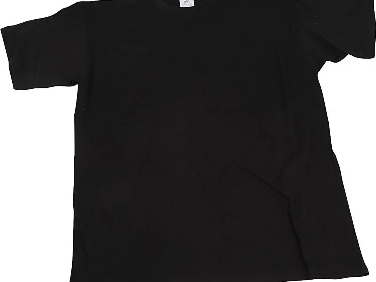 Billede 1 - Klassisk Sort T-shirt i Large - 100% Bomuld