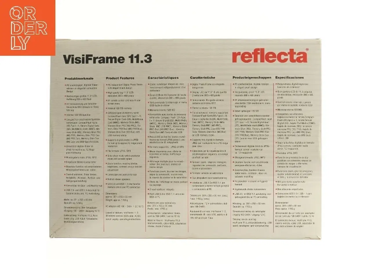 Billede 3 - Digitale fotoramme VisiFrame 11.3 fra Reflecta