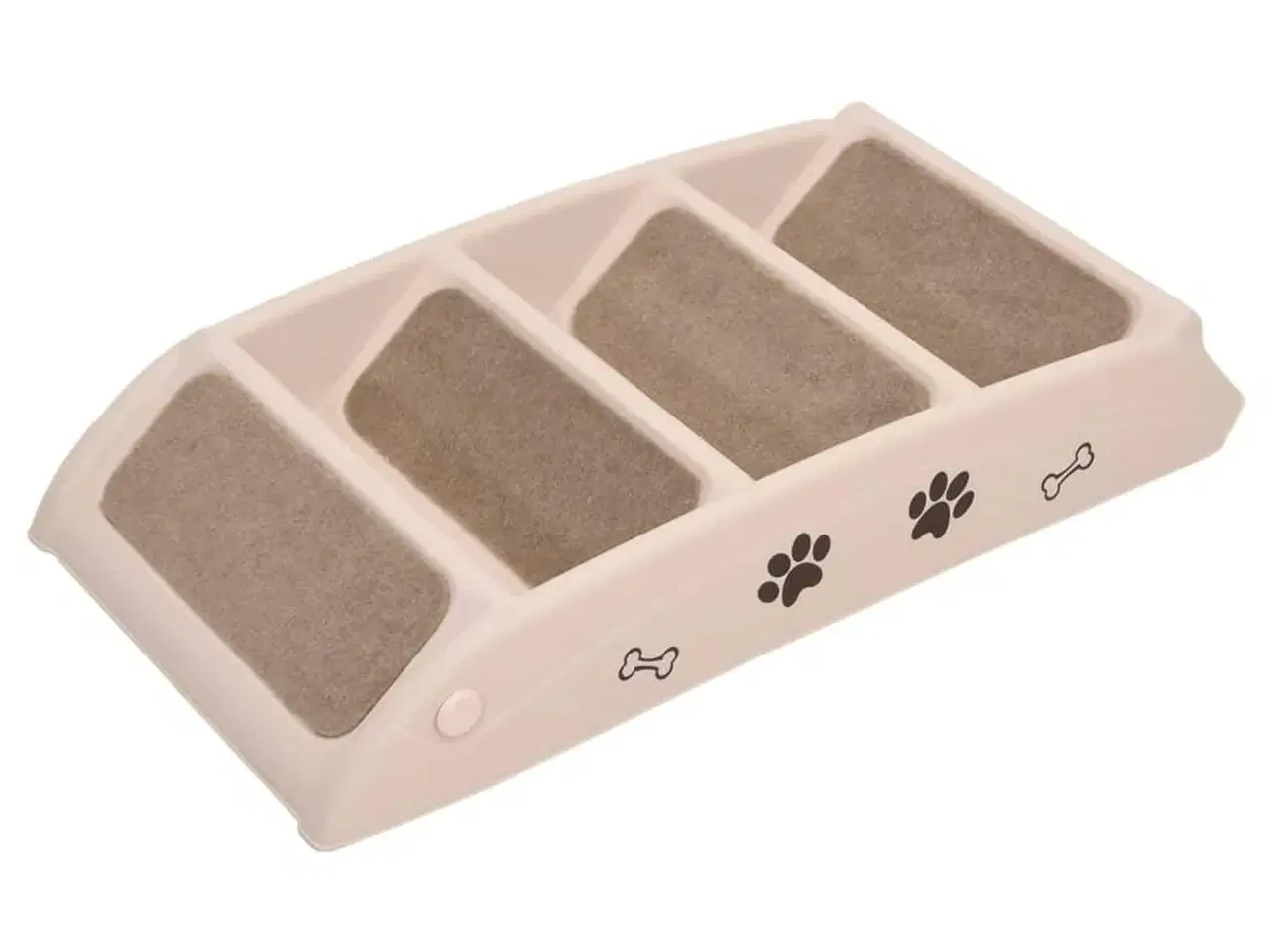 Billede 6 - Foldbar hundetrappe 62x40x49,5 cm cremefarvet