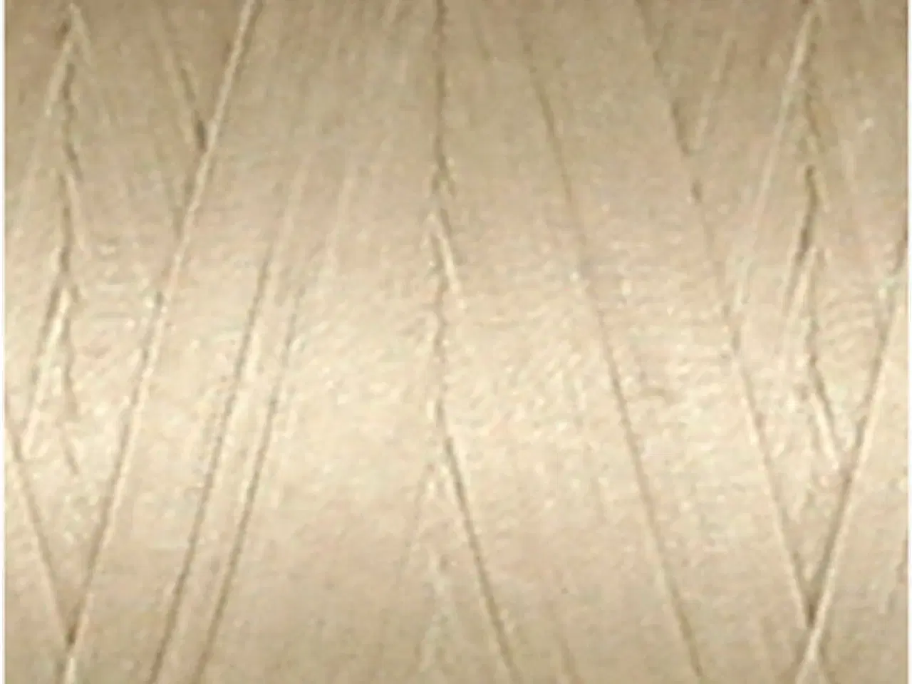 Billede 1 - Beige Sytråd 1000m - 100% Bomuld, Høj Kvalitet