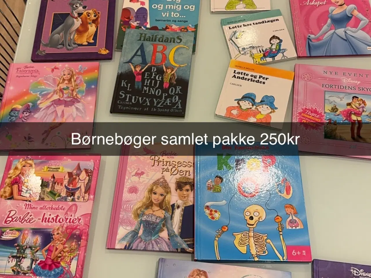 Billede 1 - Børnebøger Disney, barbie, Lotte og totte