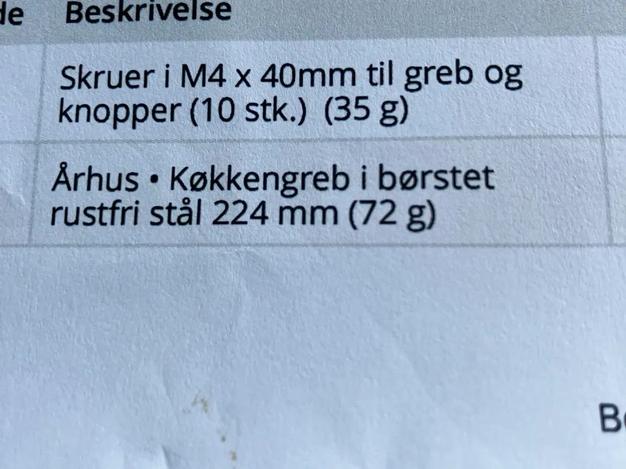 Billede 6 - Køkkengreb i børstet rustfrit stål 