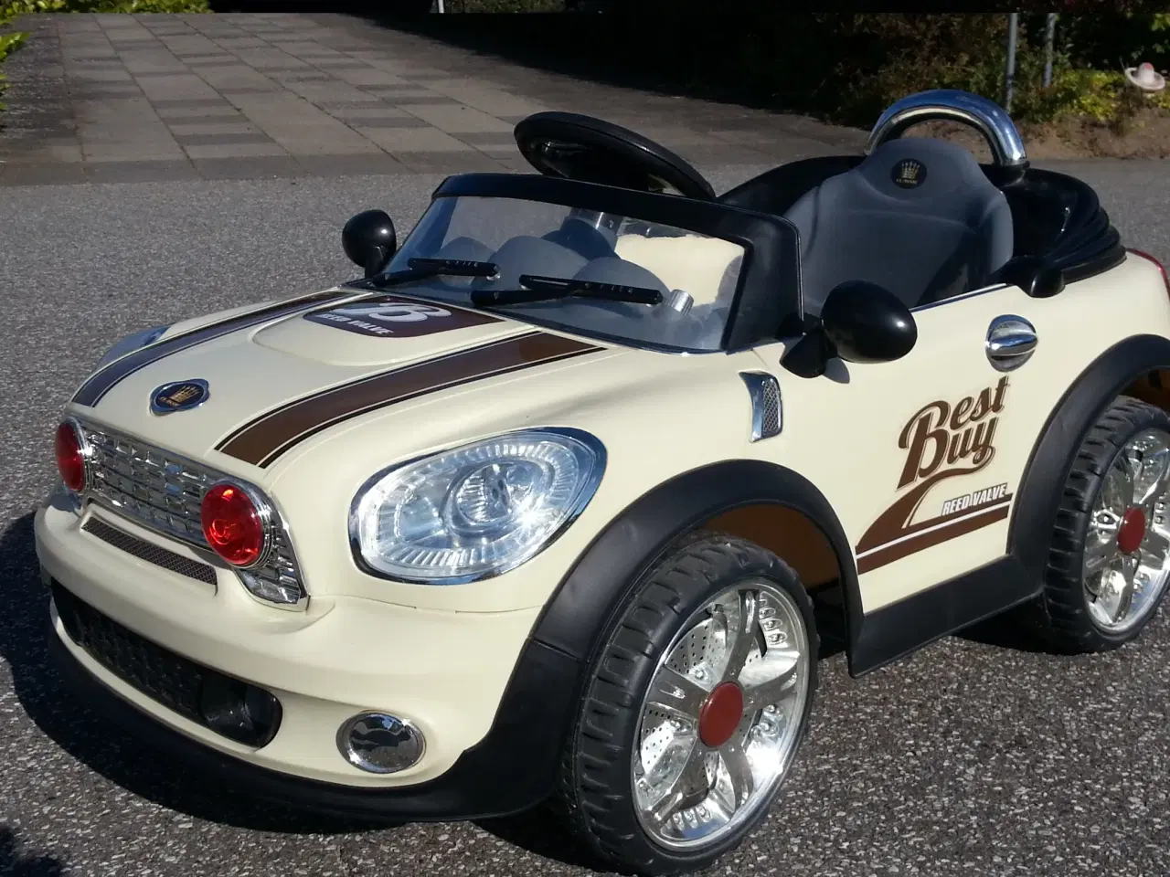 Billede 1 - Mini Cooper ELBil til børn 12V m/2.4G Fjernbetj.