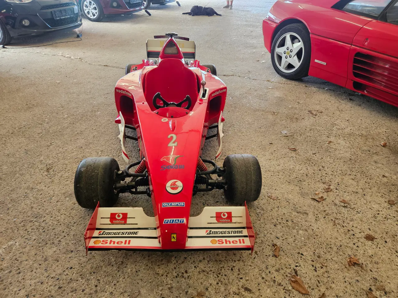 Billede 3 - Sjov lille børne Ferrari Forme 1