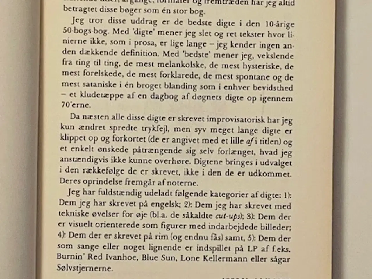 Billede 4 - Dan Turèll Døgn-digte - Udvalgte digte fra 70'erne