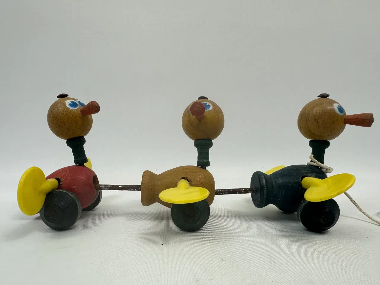 Billede 2 - Vintage andefamilie trælegetøj (Fisher Price?)