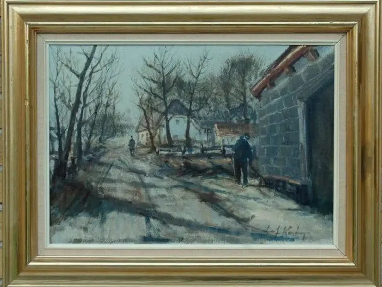 Billede 1 - Maleri af Leif Kastrup (20. årh.)