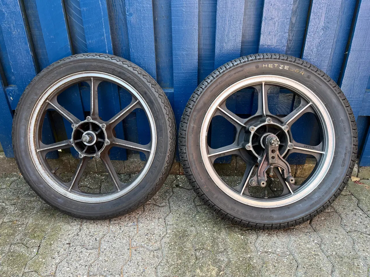 Billede 2 - Kawasaki Z 750 L fælge m/aksler m.m.