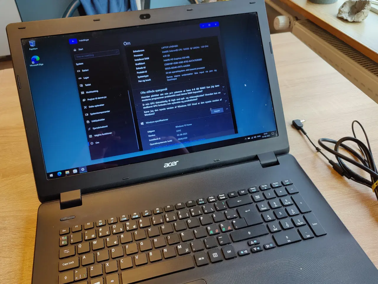 Billede 5 - Acer pc 1.6 GHz 4 Gb ram 500 Gb Hdd