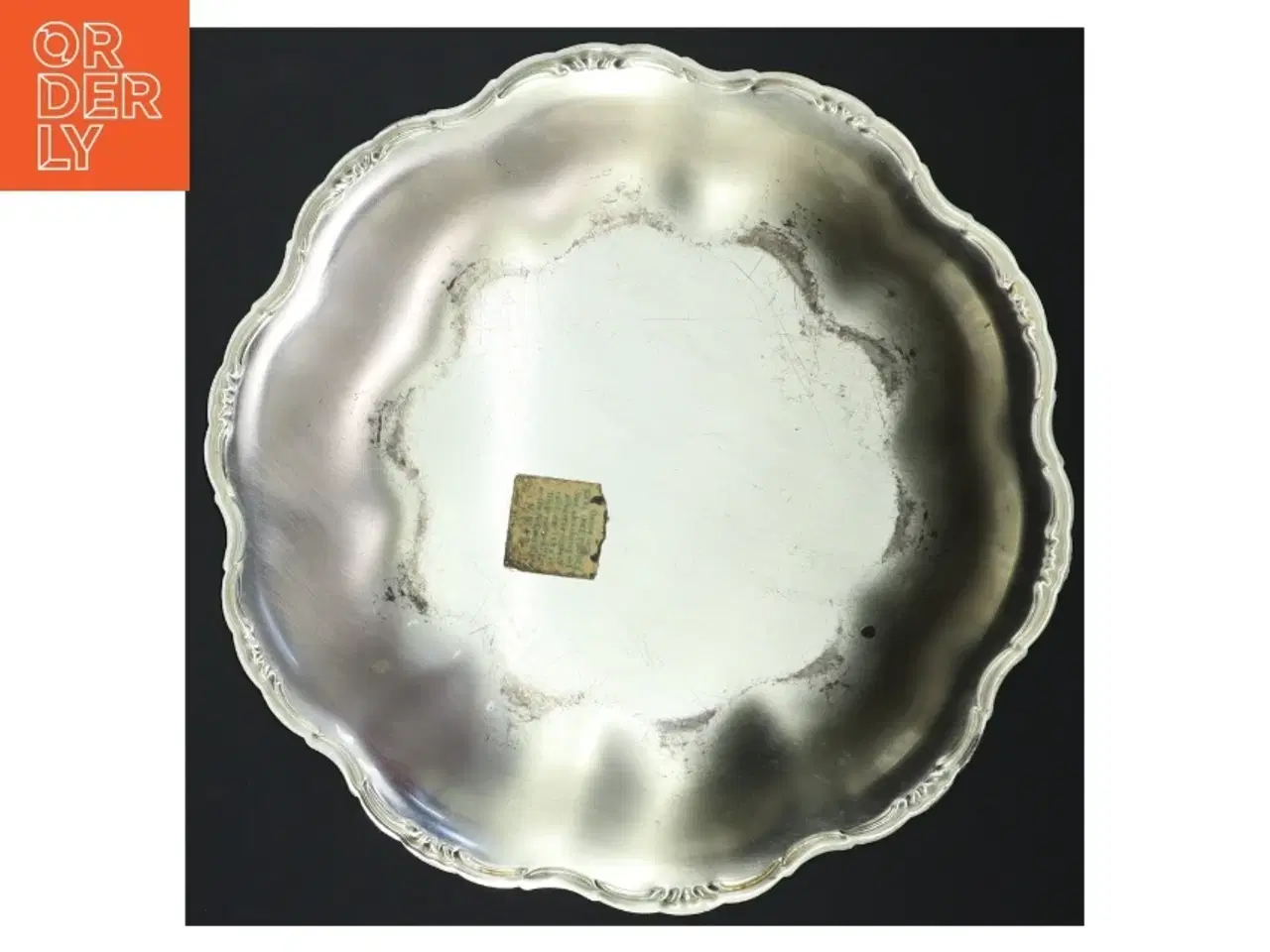 Billede 3 - Stor sølvfarvet skål (str. Ø. 22,5 cm)