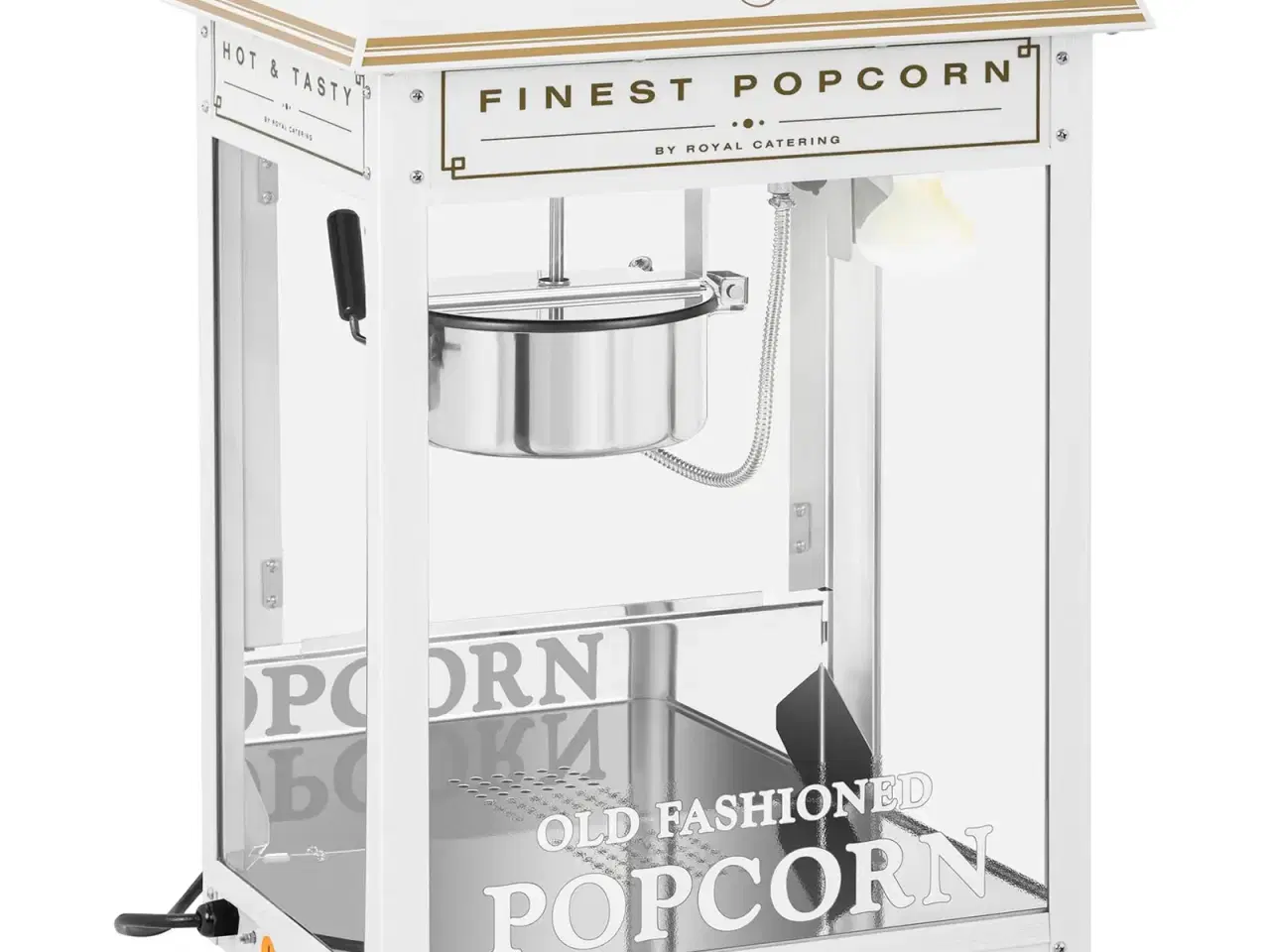Billede 9 - Popcornmaskine 88 L – 1600 W – hvid og guld
