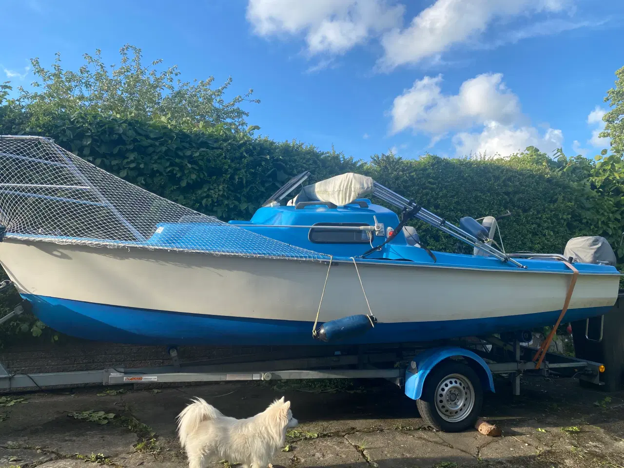 Billede 1 - Båd med trailer og motor 15hk 4 takt