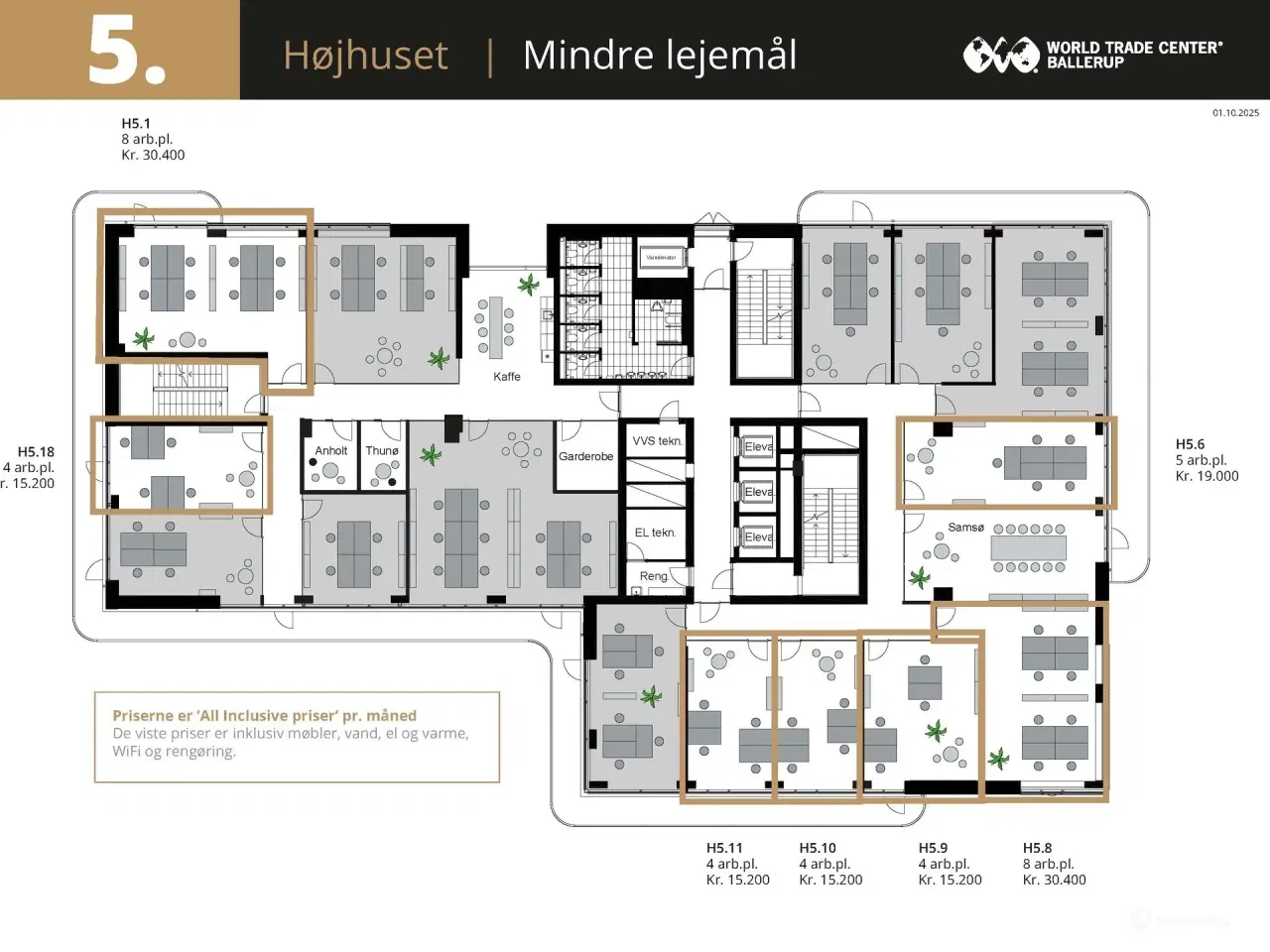Billede 15 - Fleksible kontorlejemål i internationalt miljø