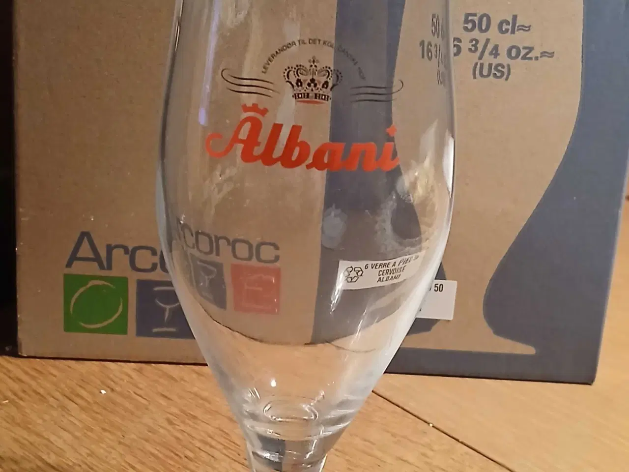 Billede 1 - Albani ølglas