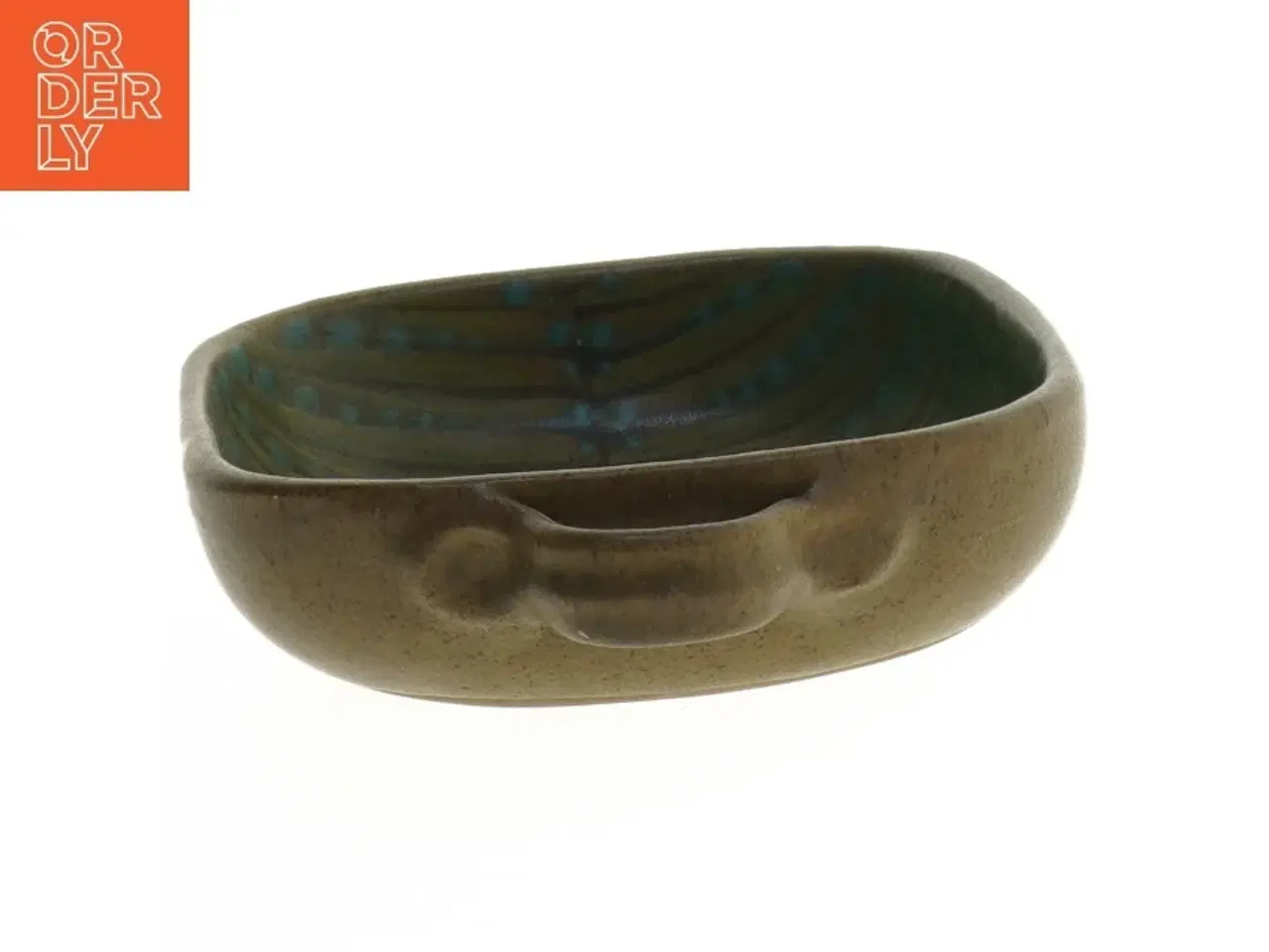 Billede 2 - Rektangulært keramisk fad fra Dybdahl (str. 18x14,5 cm)