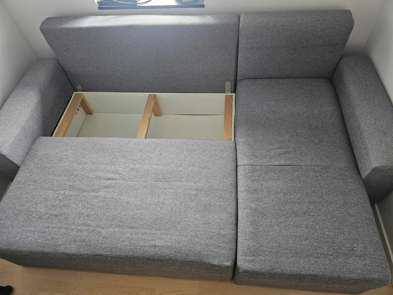 Billede 3 - Sovesofa med chaiselong