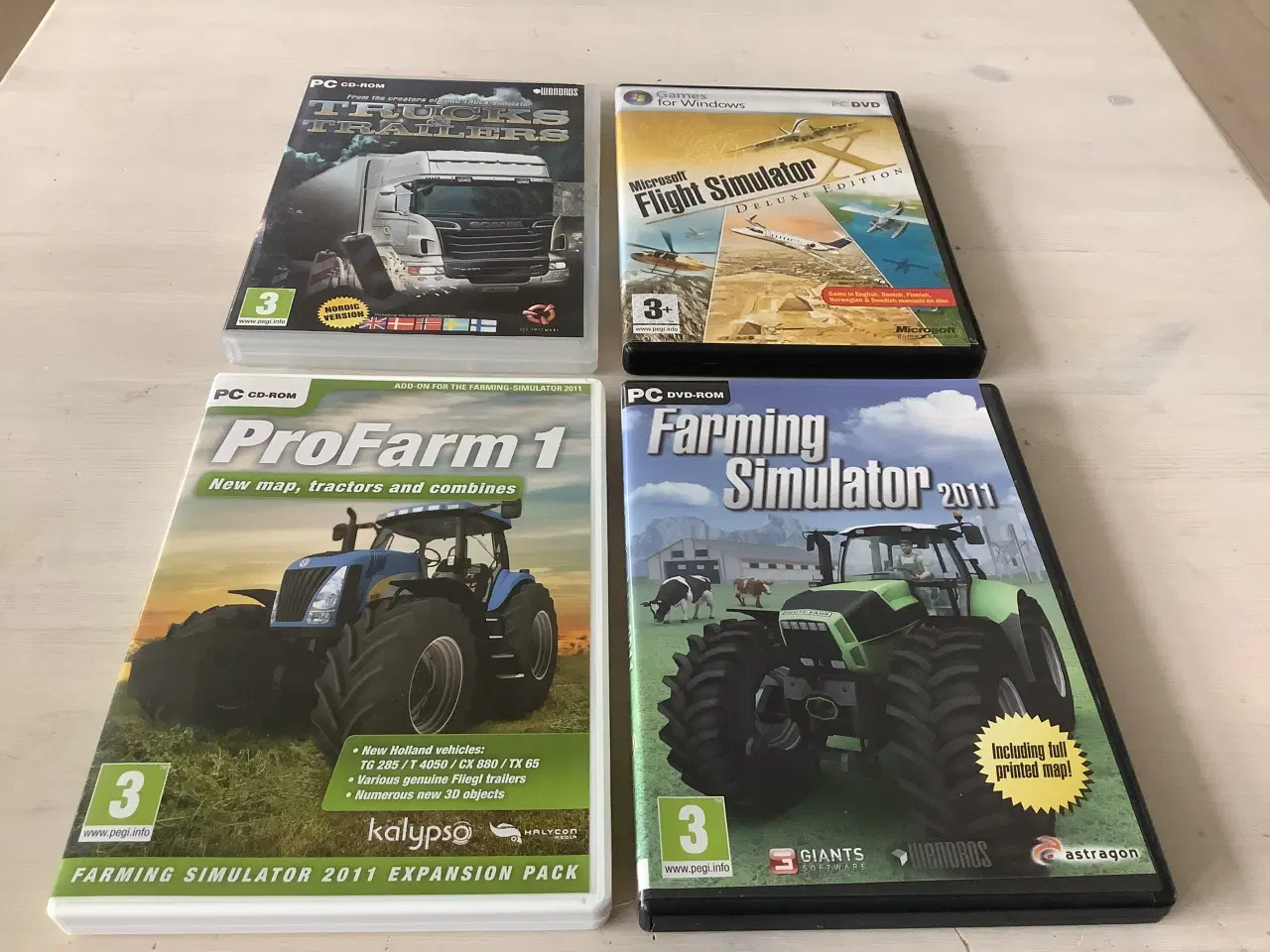 Billede 1 - 4 simulator pc spil