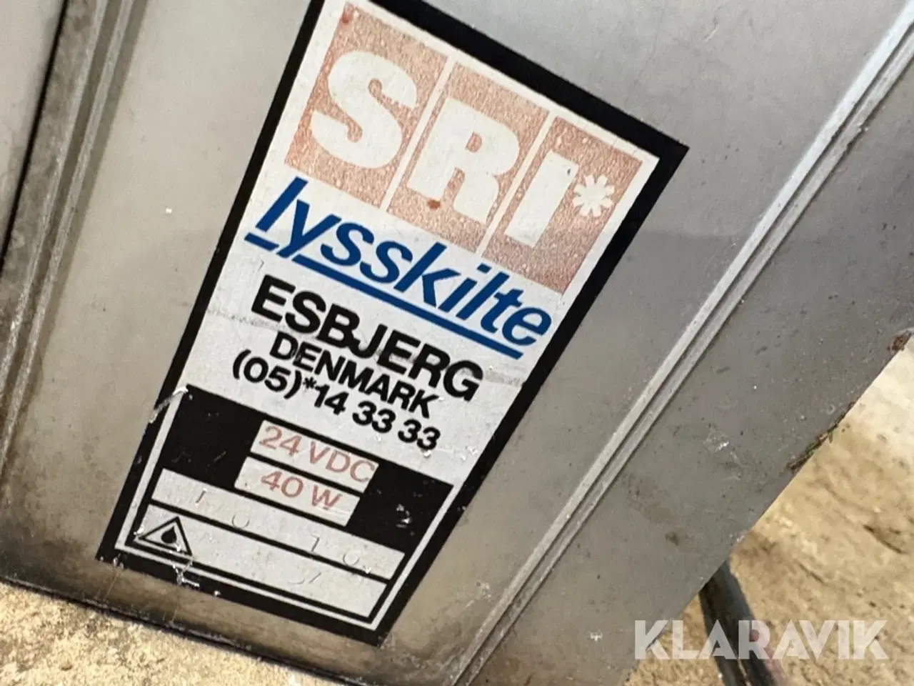 Billede 11 - Lysskilt til lastbil SRI 40 volt