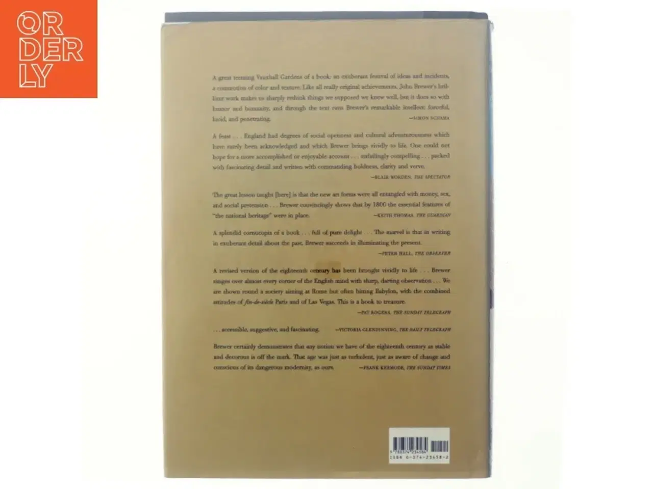 Billede 3 - The Pleasures of the Imagination af John Brewer (Bog)