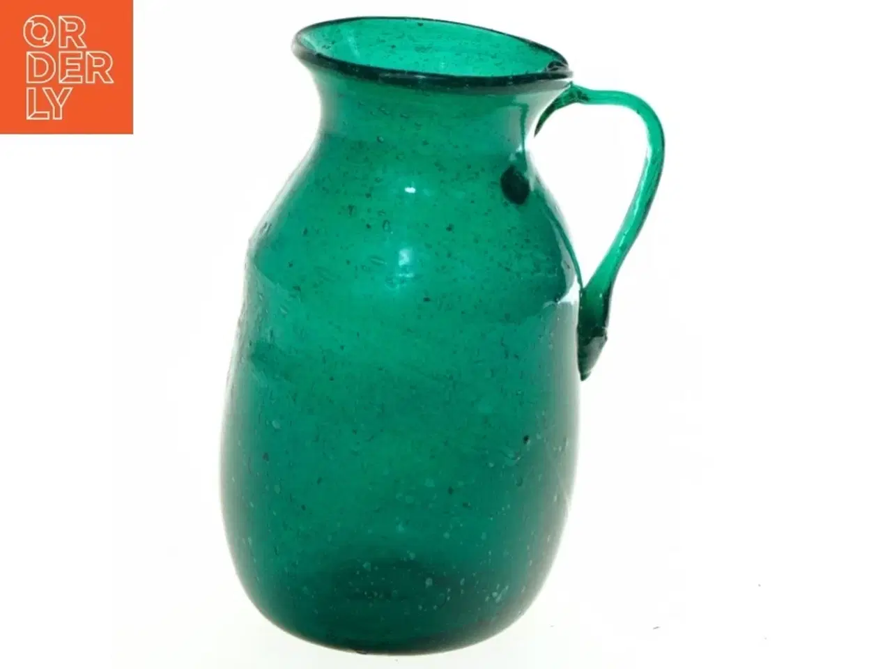 Billede 1 - Grøn glaskande (str. 13 x 9 cm)