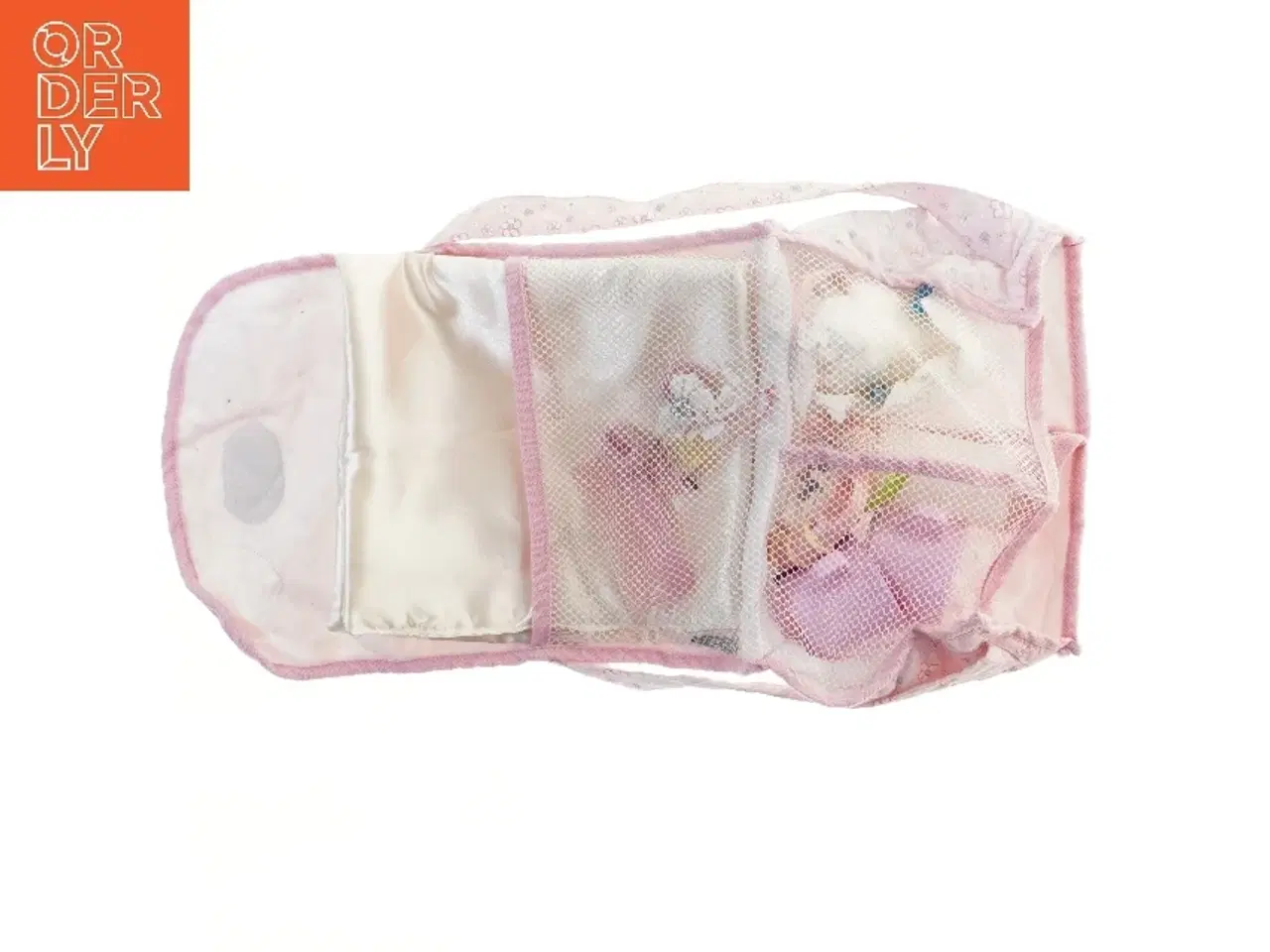 Billede 2 - Rosa baby taske med blomsterprint fra New Born Baby (str. 29x26 cm)