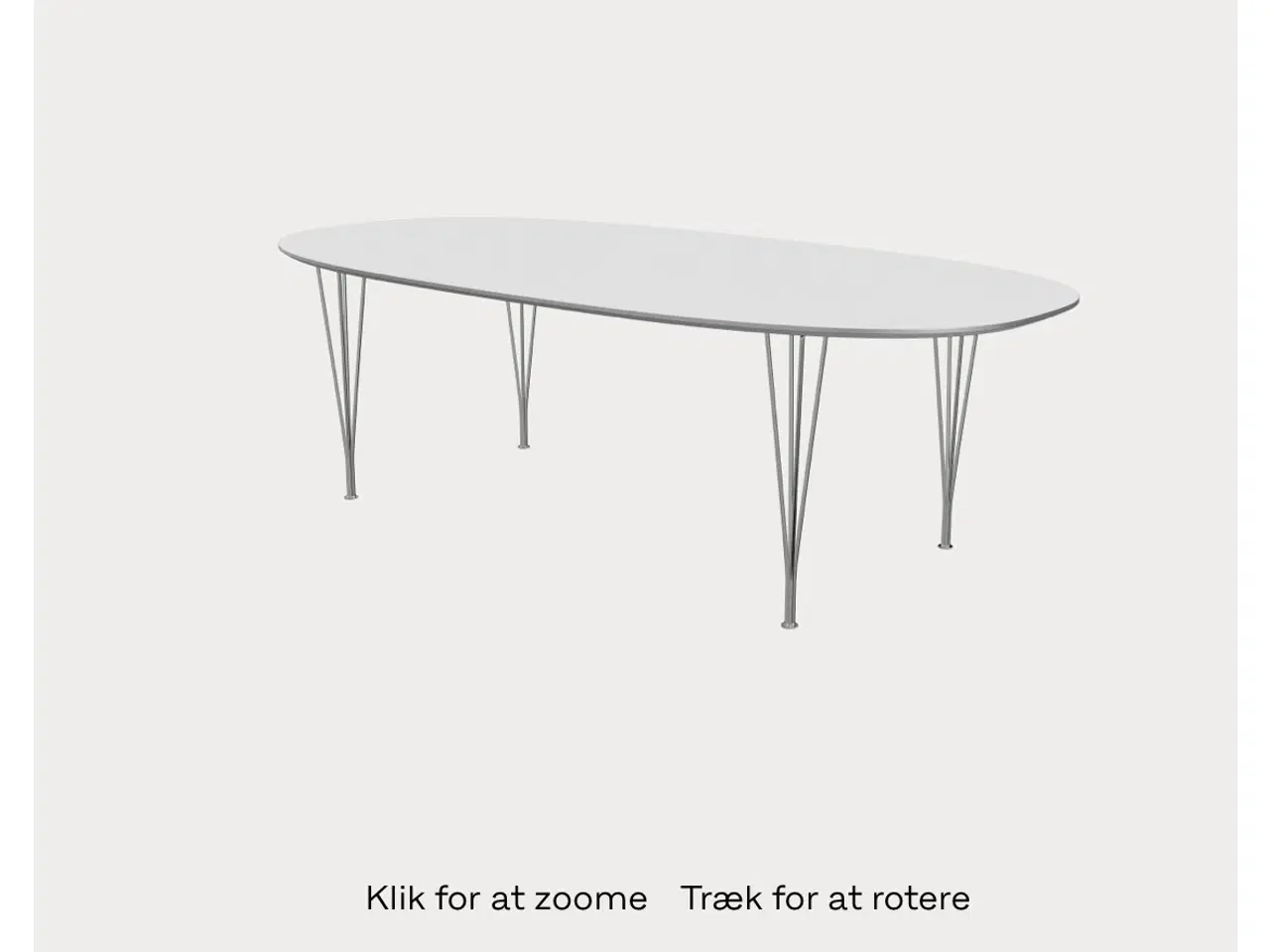 Billede 3 - Superellipse spisebord fra Fritz Hansen