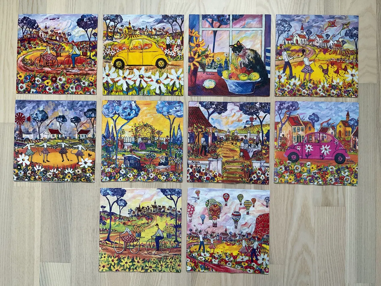 Billede 1 - Nye smukke kunstner servietter 