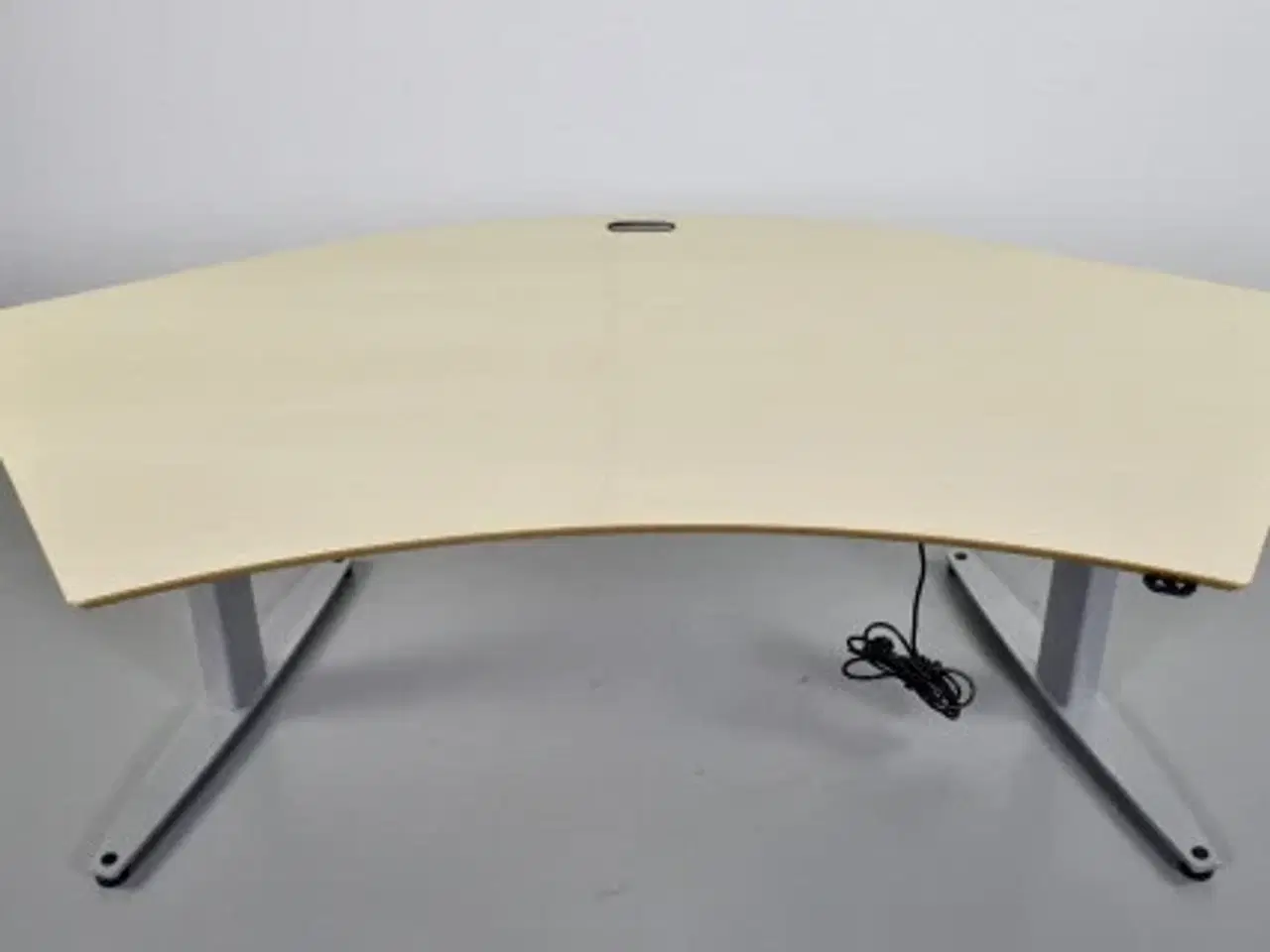 Billede 1 - Hæve/sænkebord med boomerang formet plade i birk