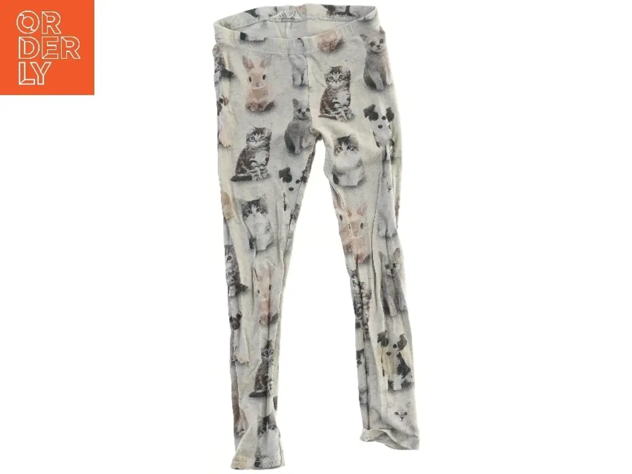 Billede 1 - Børneleggings med dyremotiv fra H&M (str. 116)