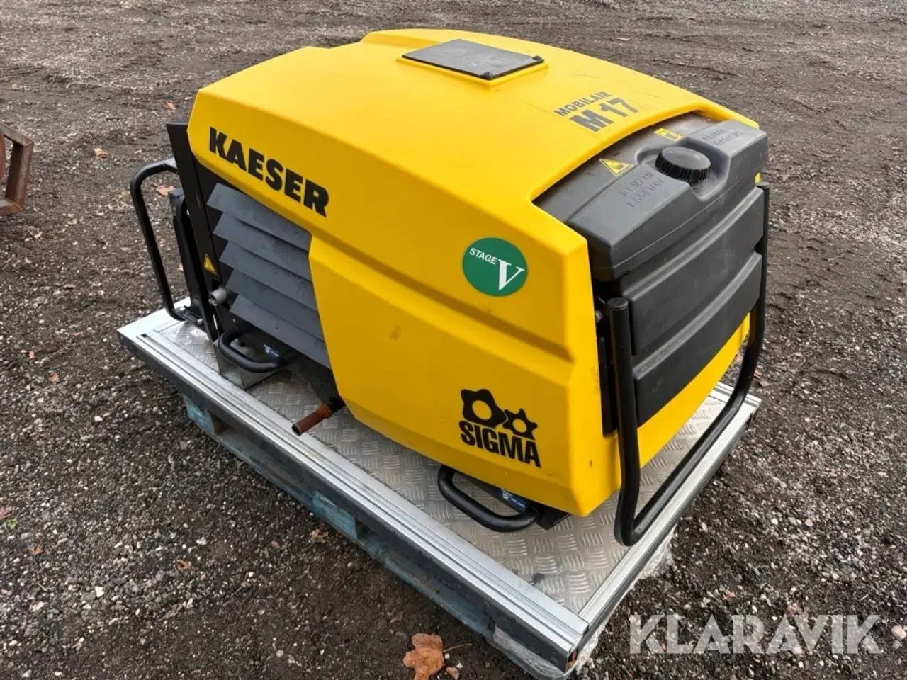 Billede 2 - Mobil kompressor Kaeser M17 med udtræksplatform