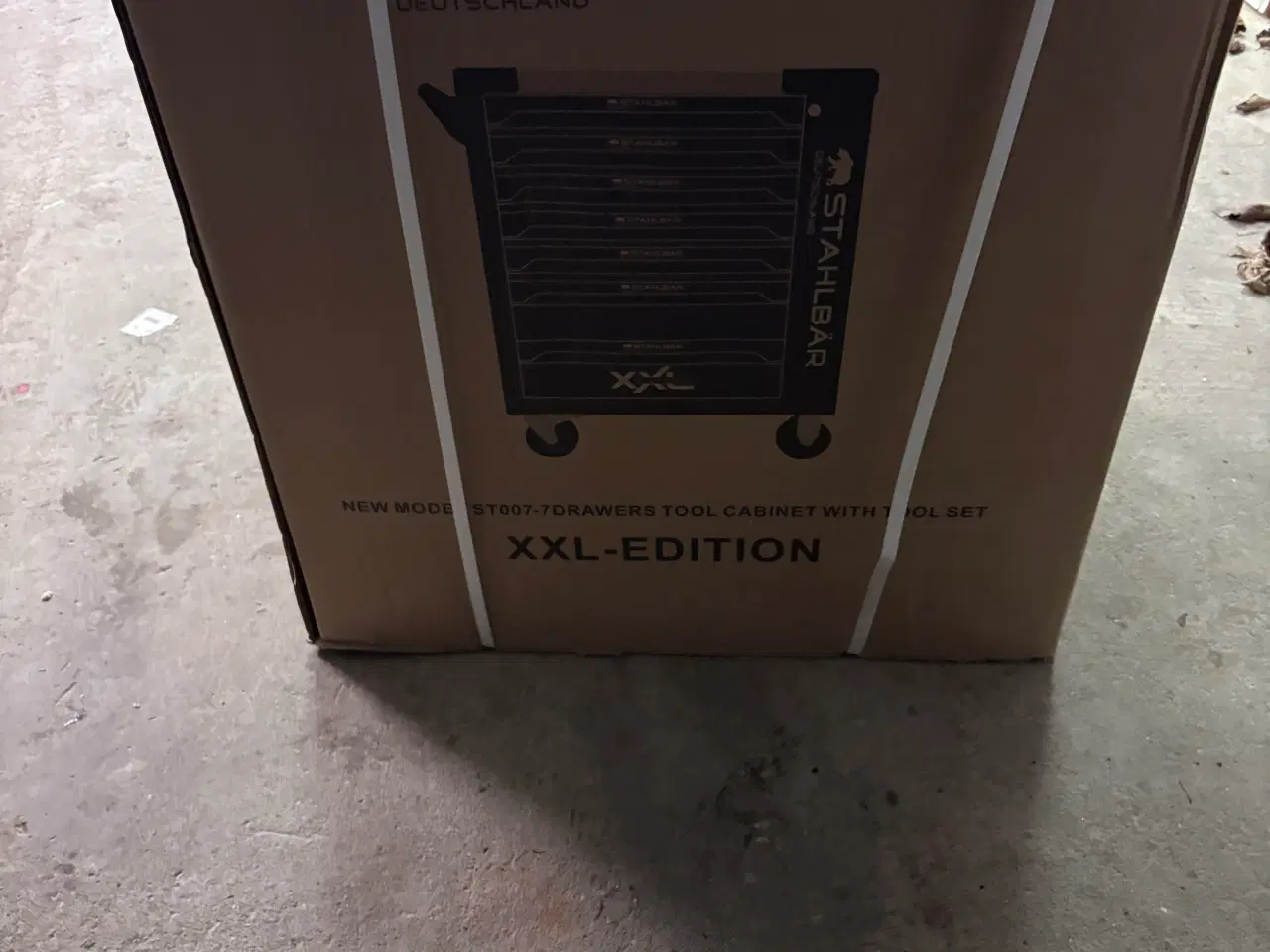 Billede 2 - Stahlbär værktøjsvogne med 7 fyldte skuffer sort