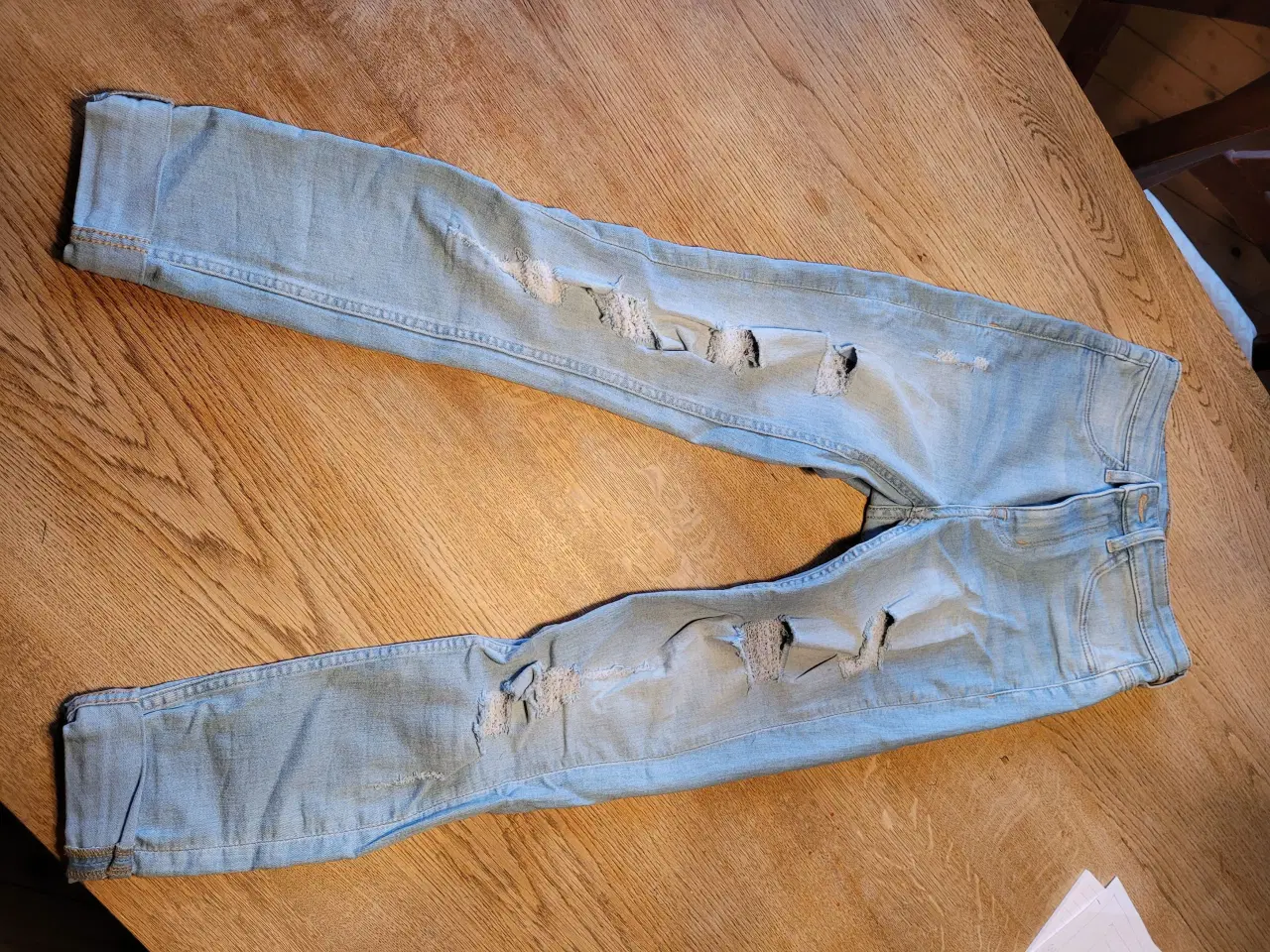 Billede 1 - Bukser, ripped jeans str 34