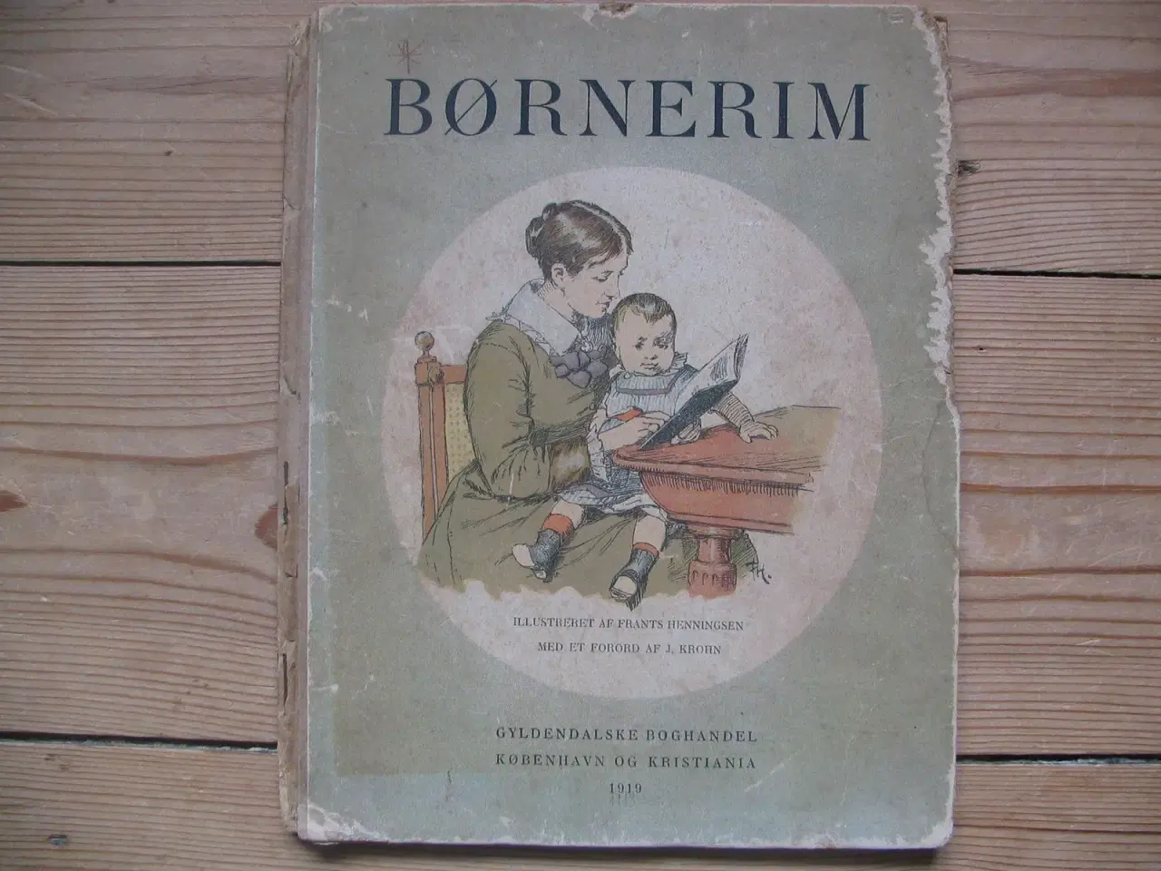 Billede 1 - Børnerim. Gyldendal 1919