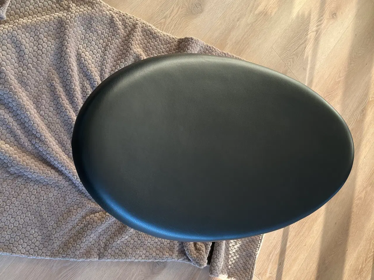 Billede 3 - Skammel til Coronastol i sort semianilin omni 