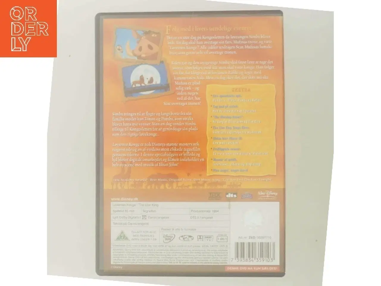 Billede 3 - Løvernes Konge (DVD)