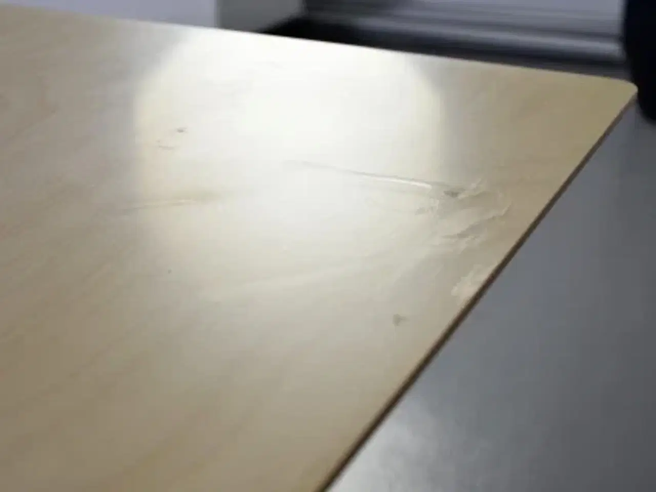 Billede 6 - Scan office hæve-/sænkebord med birkelaminat, 120x110 cm.