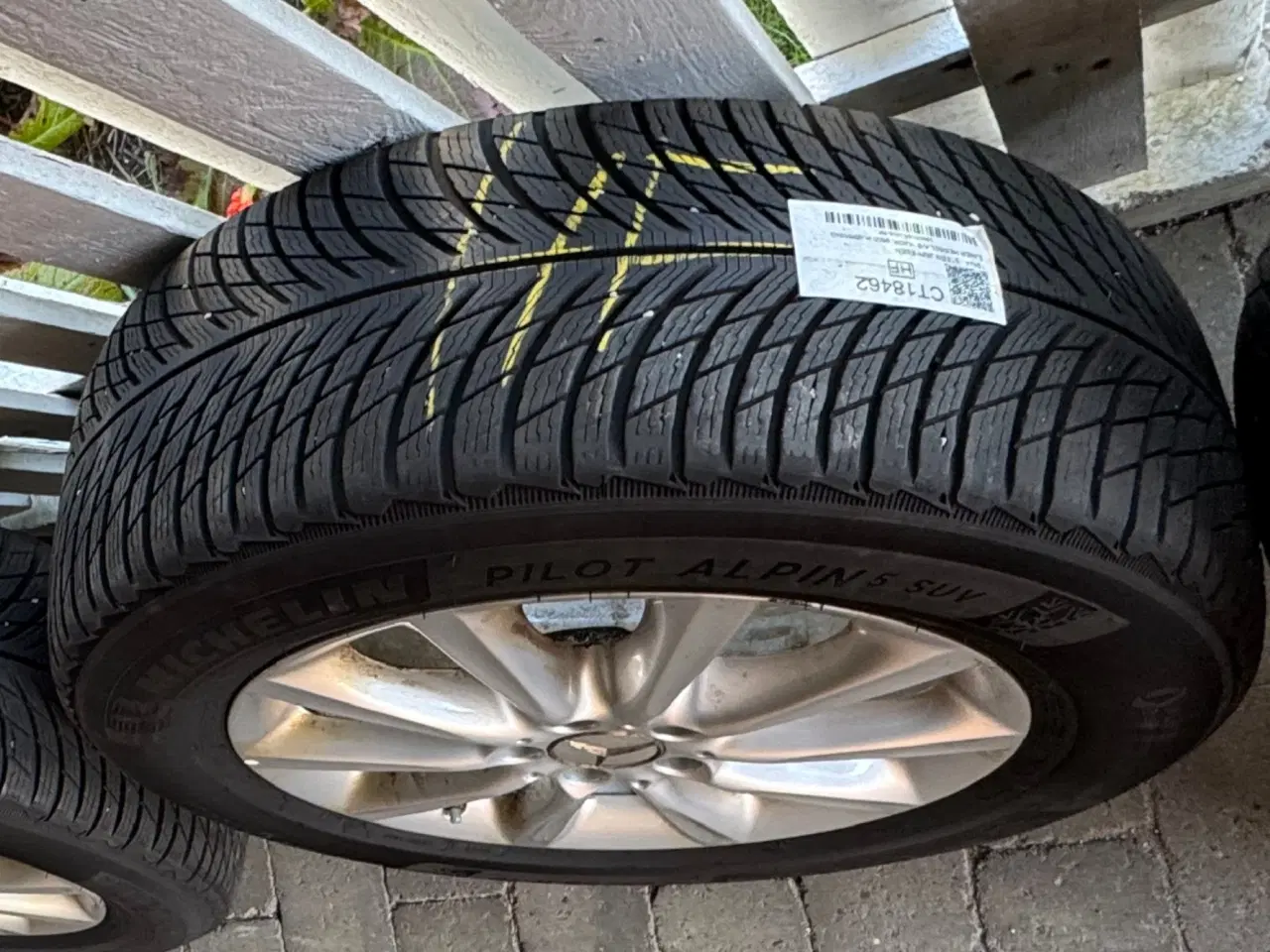Billede 5 - Mercedes alufælge med vinterdæk