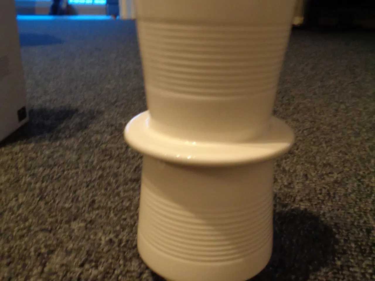 Billede 2 - Kähler Baristo kaffebrygger i porcelæn hvid