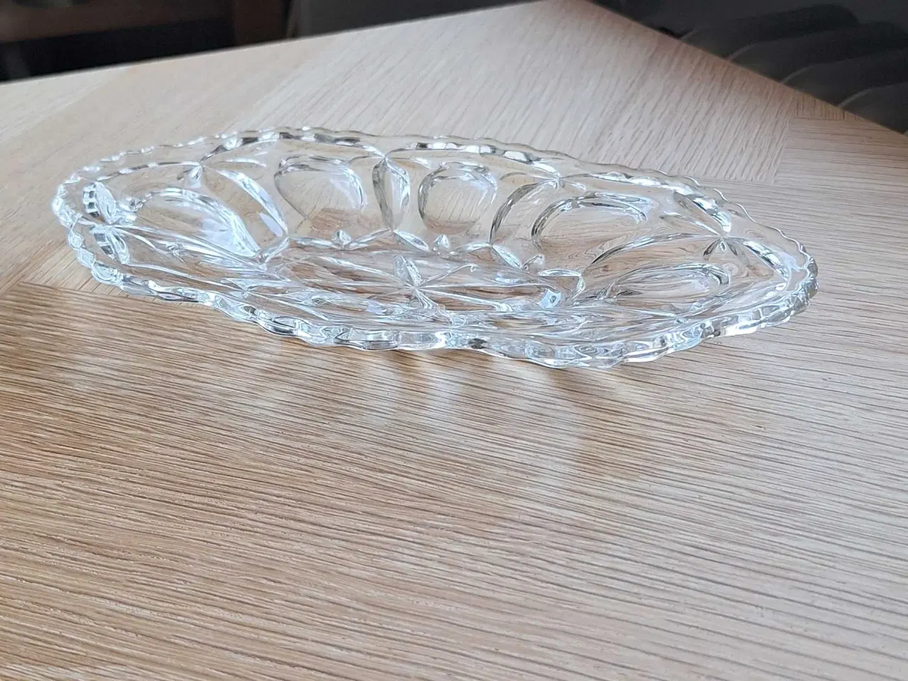 Billede 2 - Ovalt glasfad 