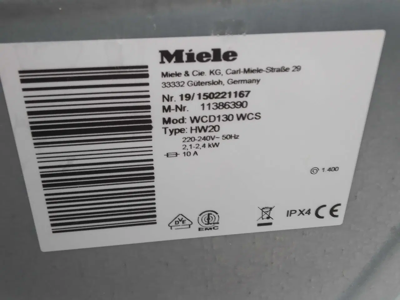 Billede 11 - Fin mile vaskemaskine 