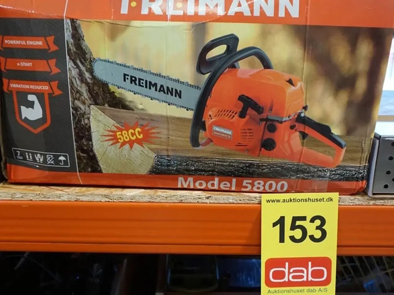 Billede 3 - Freimann benzin kædesav 5800 58cc 20" sværd