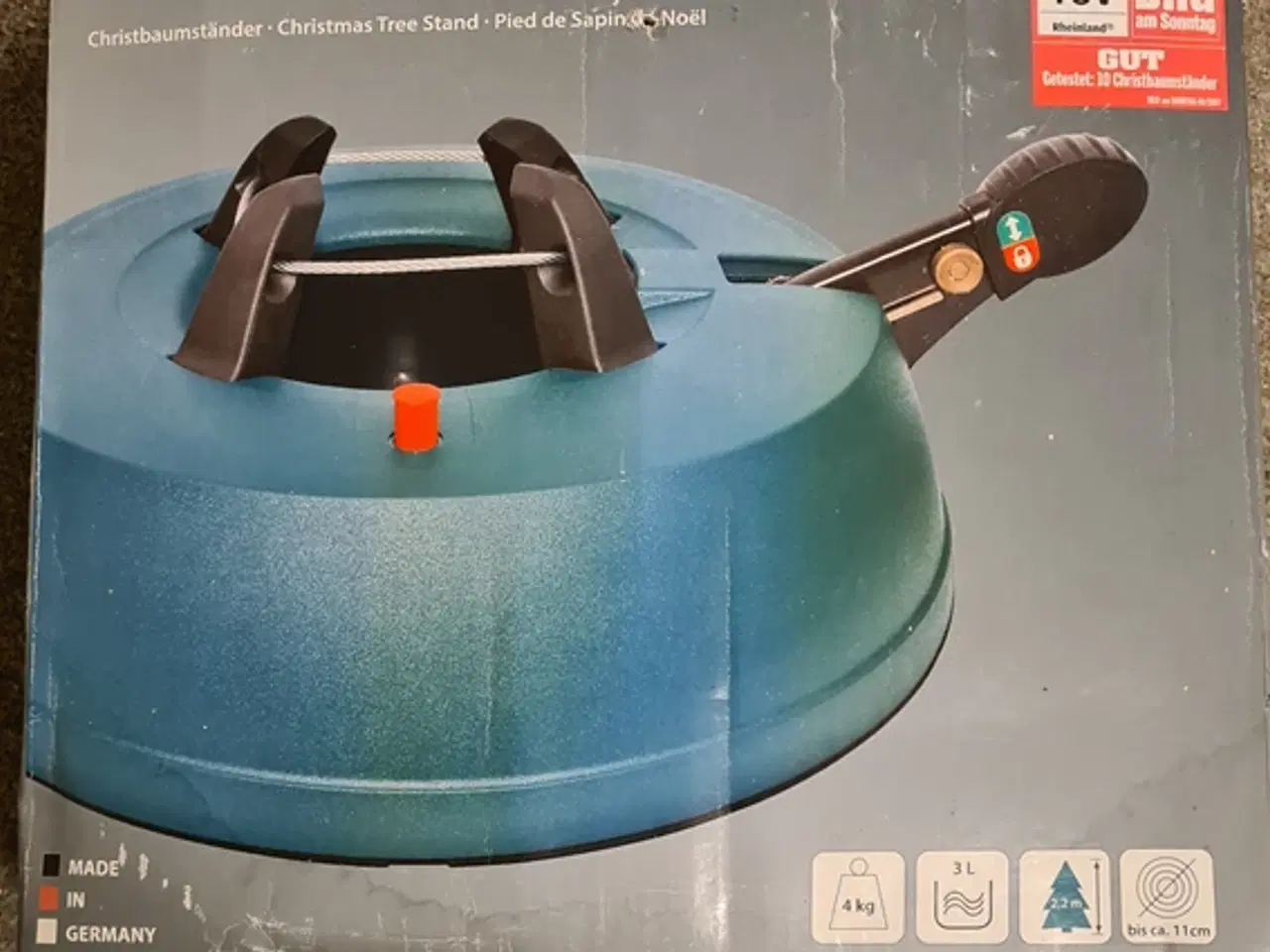 Billede 4 - Juletræsfod med sand. 4 kg.