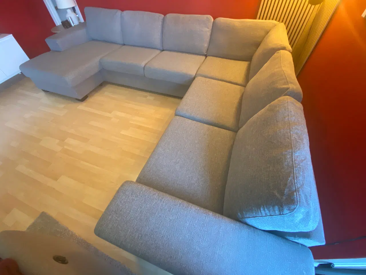 Billede 1 - Hjørnesofa med chaiselong 