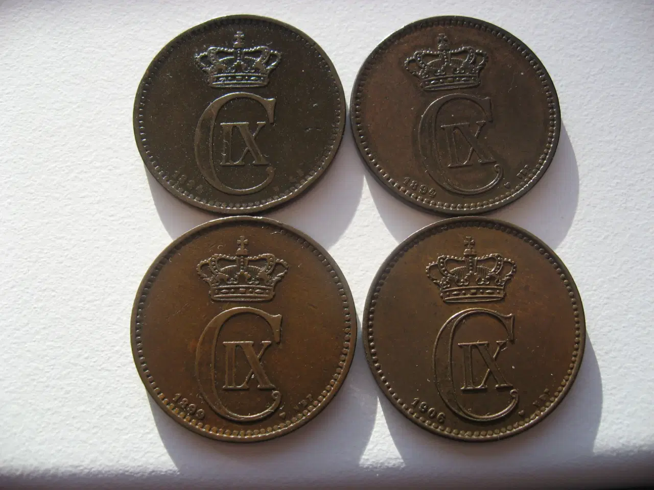 Billede 1 - Flotte delfin 5 ører 1884,94,99,1906