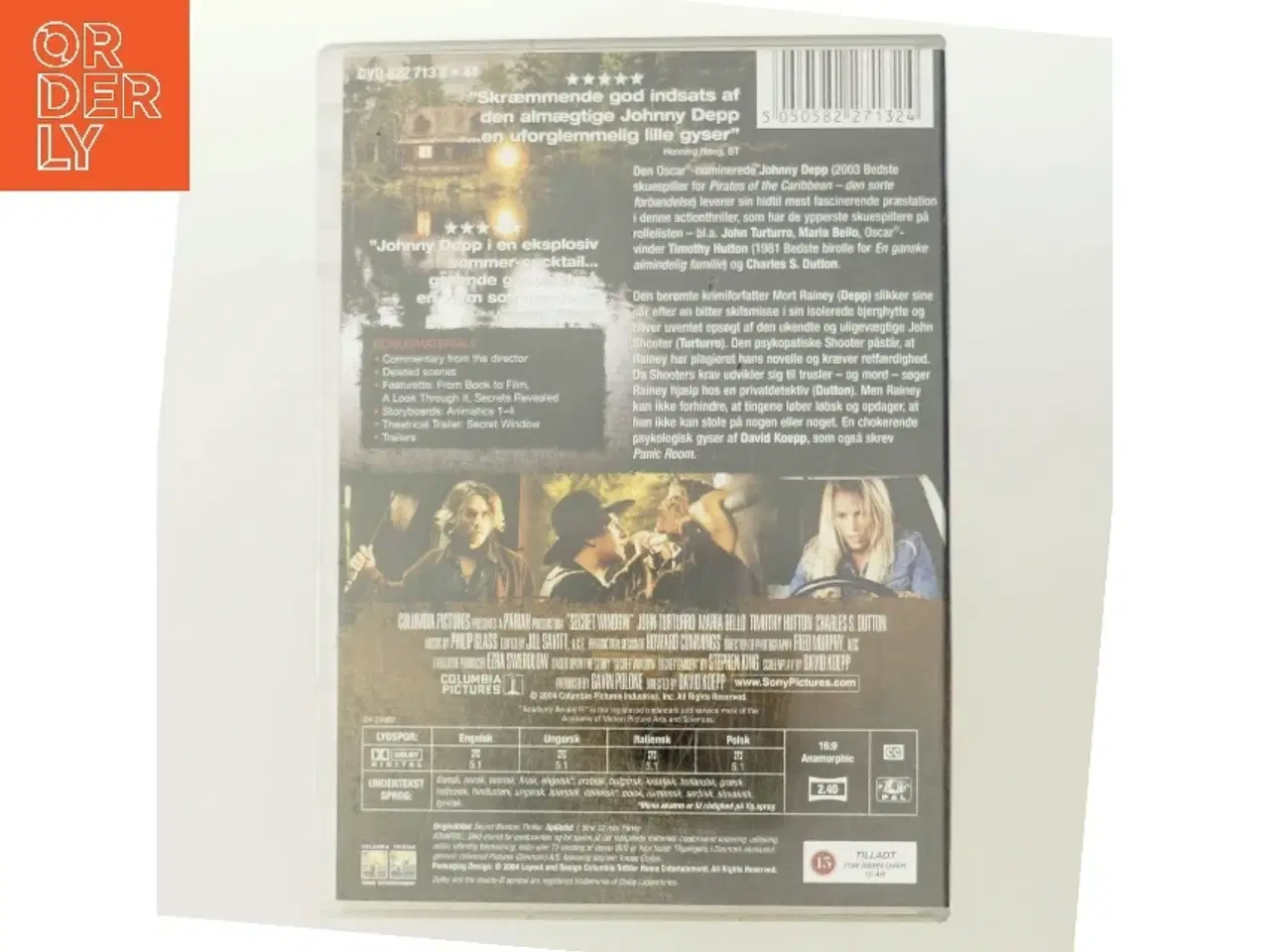 Billede 3 - Secret Window med Johnny Depp (DVD)