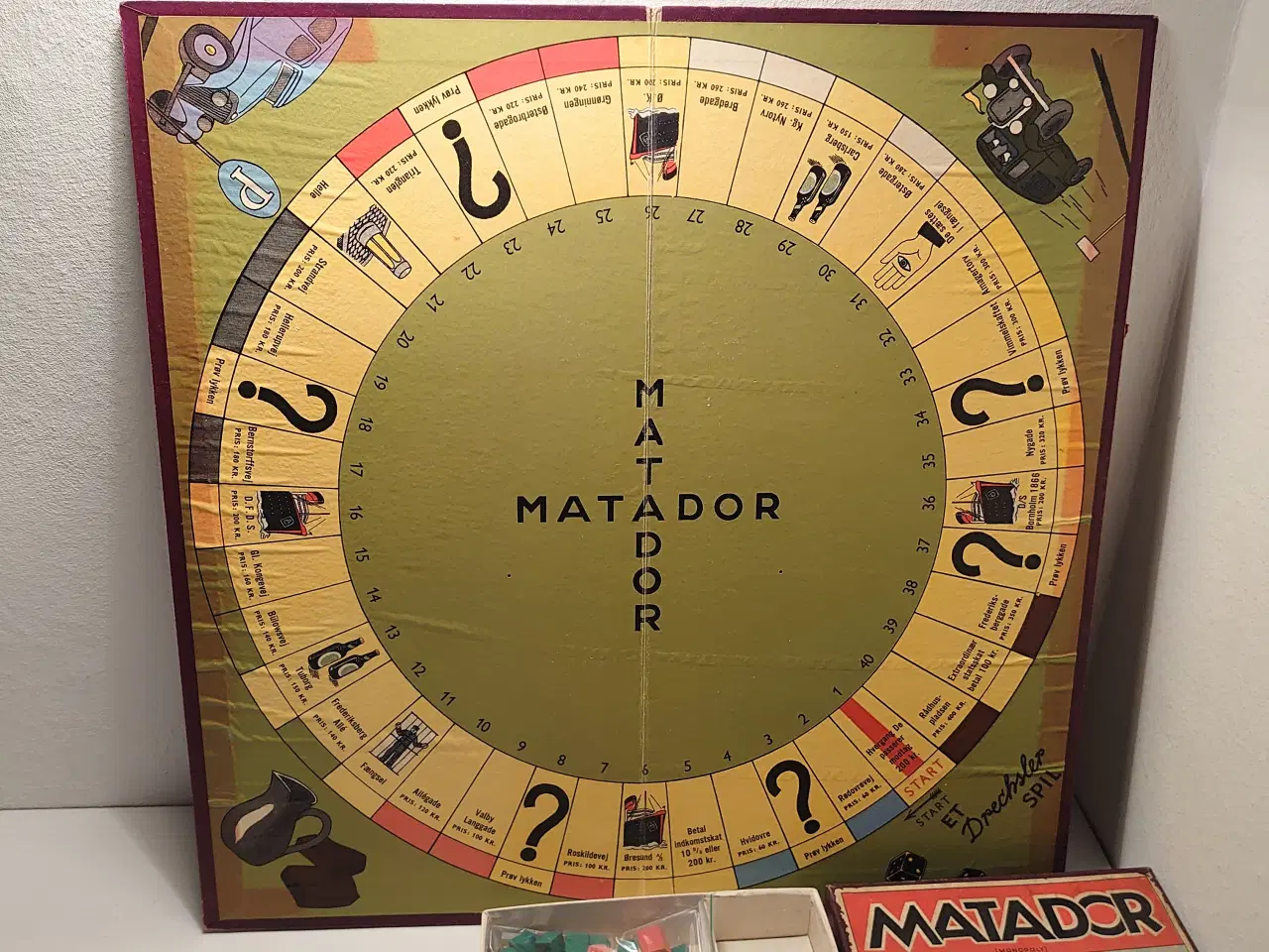 Billede 3 - Gammelt Matadorspil fra før 1948. Kan være 1. udg.