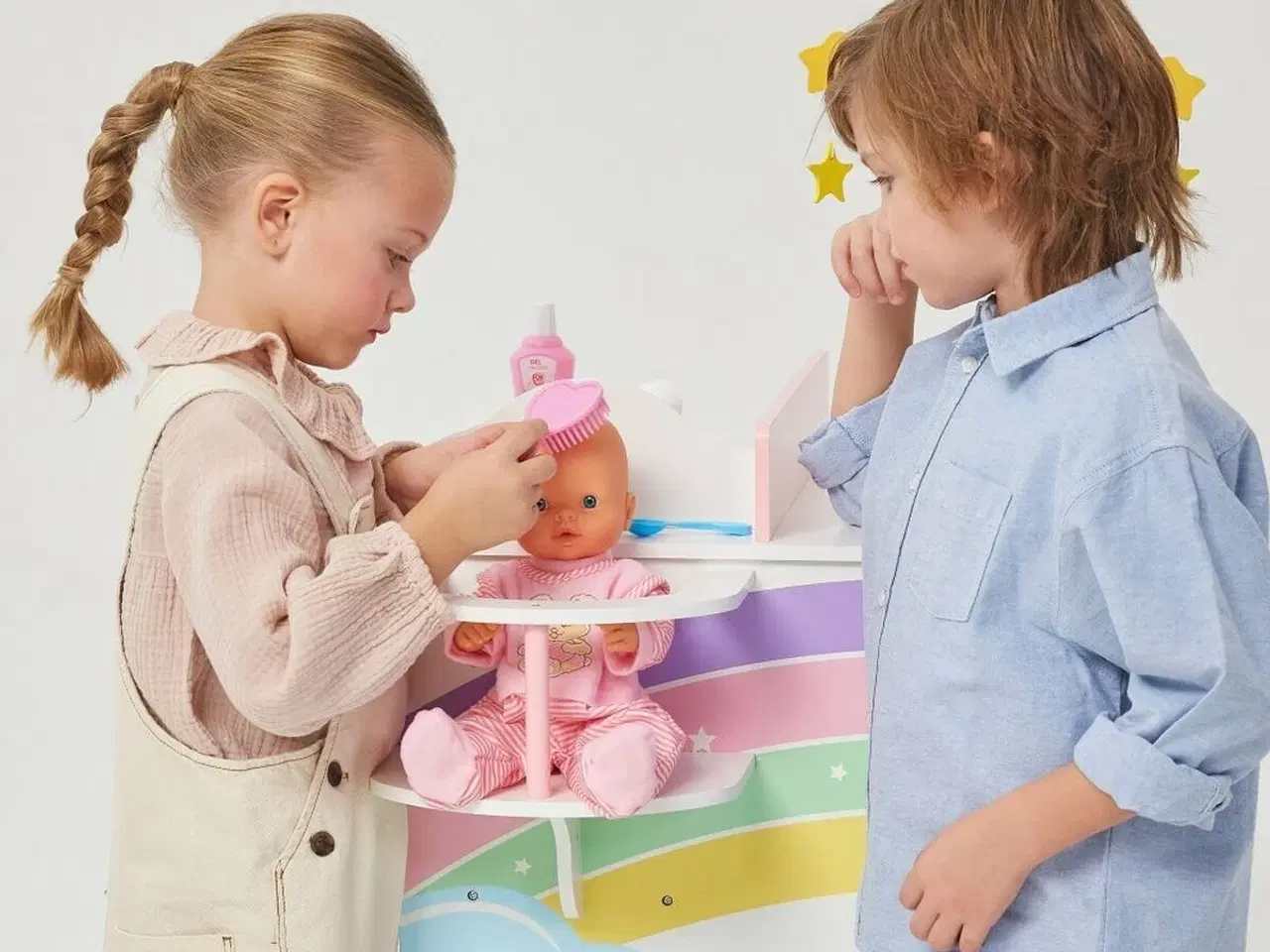 Billede 4 - Teamson puslebord til dukker - 4 dele, 61 × 92,5 × 47,5 cm