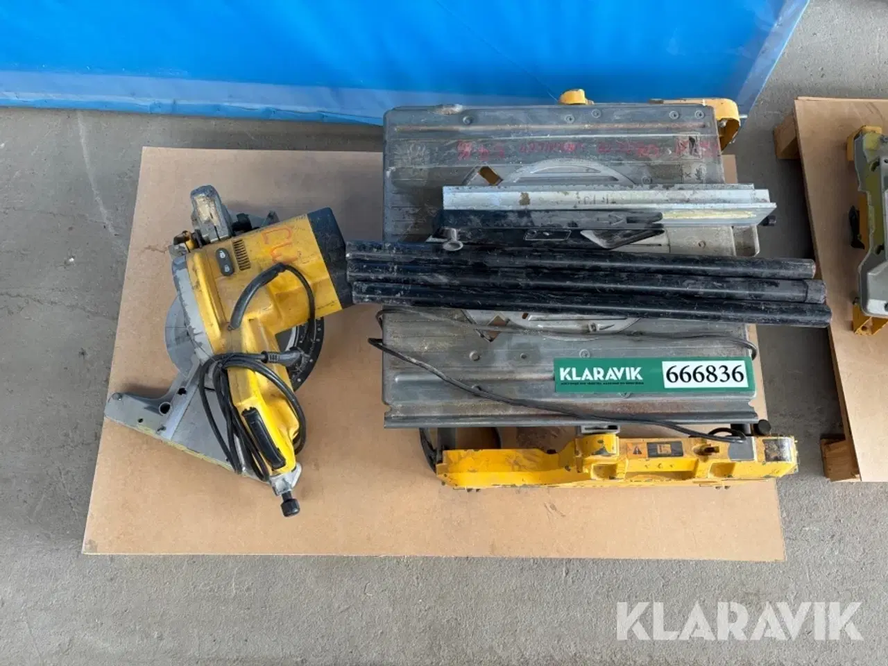 Billede 5 - Bordrundsav + kapsav Dewalt DW743 + DW707