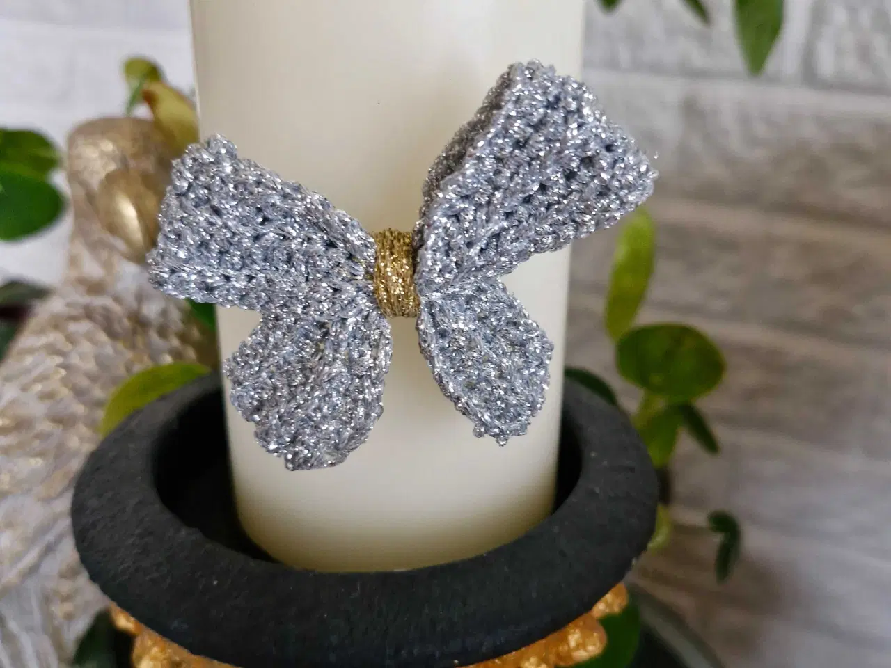 Billede 4 - Søde sløjfer I Lurex Handmade 