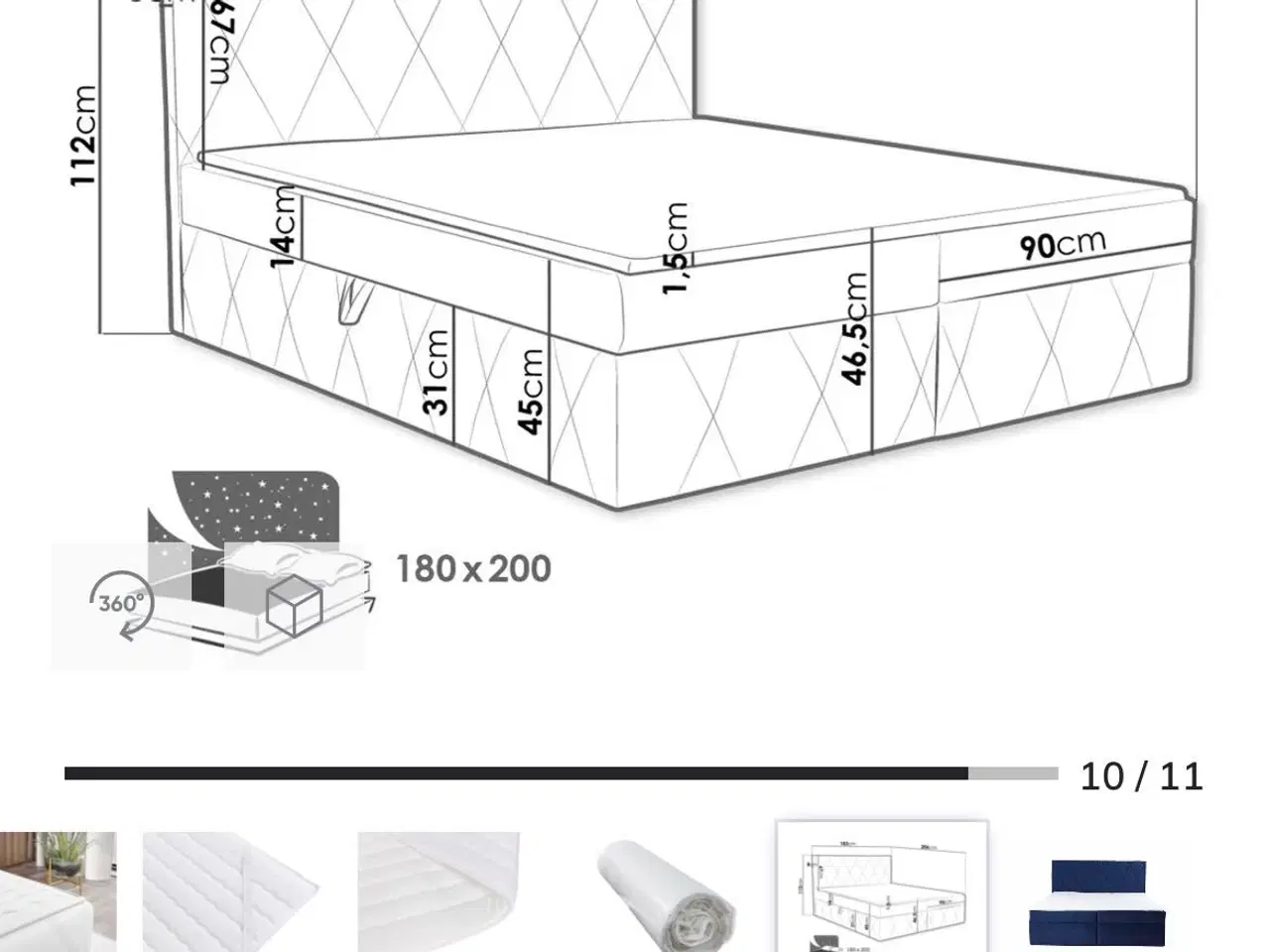 Billede 3 - Helt ny Kontinentalseng 14 dage gammel 